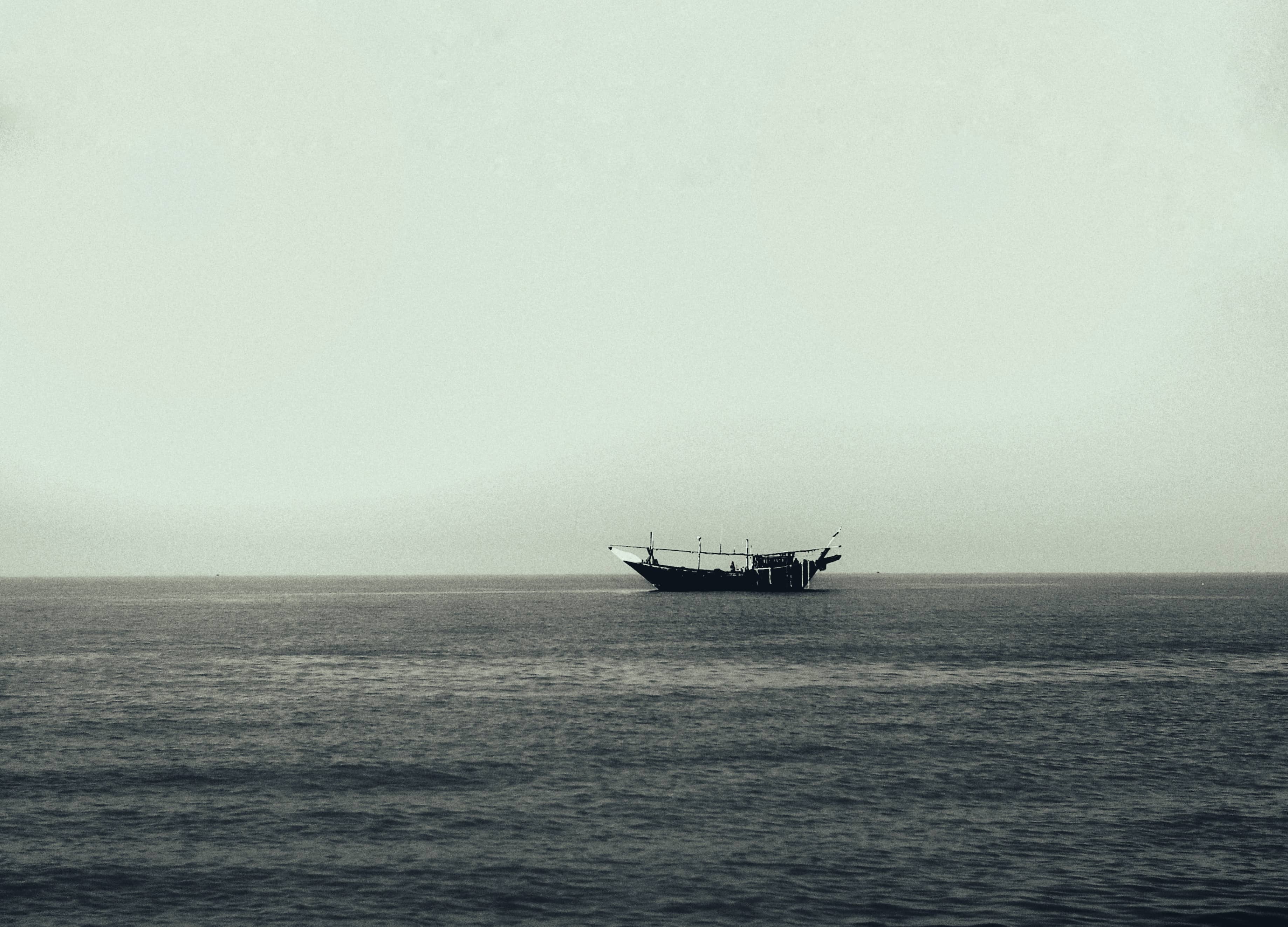 Lonely ship